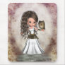 Kawaii Beautiful Athena Greek Goddess Mousepad