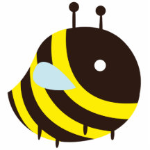 KAWAII BEE VERY CUTE FLYING BEE ACRYLIC CUT OUT