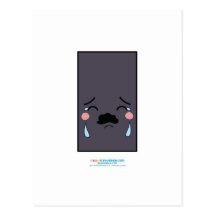 Kawaii Black Triangle Post Card