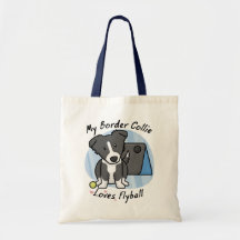 Kawaii Border Collie Flyball Bag