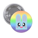KAWAII BUNNY RABBIT CUDDLY EASTER ANIMAL SWEET PINBACK BUTTONS