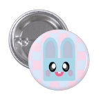 KAWAII BUNNY RABBIT CUDDLY EASTER ANIMAL SWEET BUTTON