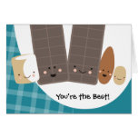 kawaii candy making marshmallows baking note ca... cards