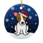 Kawaii Cartoon Jack Russell Terrier Christmas Christmas Tree Ornament