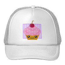 Kawaii Cherry Cupcake Apparel Mesh Hat