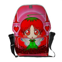 Kawaii Chibi Tomato Fairy Courier Bag