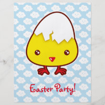 Kawaii chick flyer design