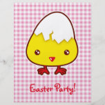Kawaii chick flyer design