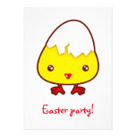 Kawaii chick personalized announcement