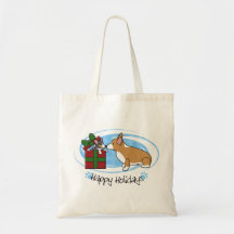 Kawaii Christmas Corgi Puppy Gift Bags
