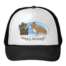 Kawaii Christmas Corgi Puppy Gift Hats