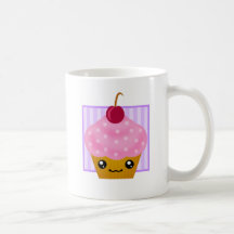 Kawaii Cupcake Cherry Mug