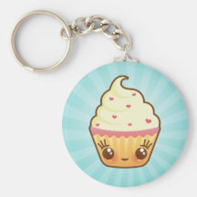 Kawaii Cuppy Cake Keychain