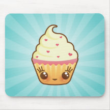 Kawaii Cuppy Cake Mouse Pads