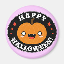 Kawaii Cute Halloween Pumpkin Magnets