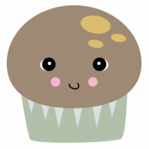 kawaii cute muffin photo sculpture