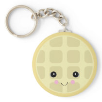 kawaii cute waffle keychains