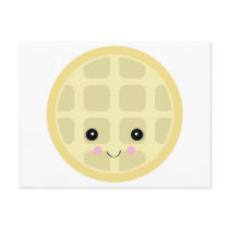 kawaii cute waffle postcards