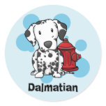 Kawaii Dalmatian & Fire Hydrant Stickers