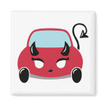 Kawaii Devil Car Refrigerator Magnets