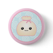Kawaii Dumpling Button