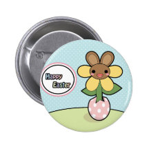Kawaii Easter Flower Pins