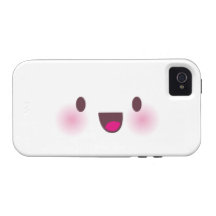 Kawaii face Case-Mate iPhone 4 covers