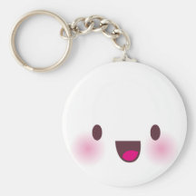 Kawaii face key chain