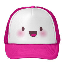 Kawaii face trucker hat