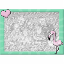 Kawaii Flamingo Photo Frame Photo Cut Out