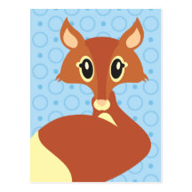 Kawaii Fox Postcard