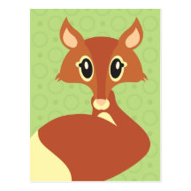 Kawaii Fox Postcard