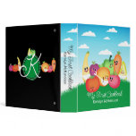 kawaii fruits vegetables recipe cookbook binder