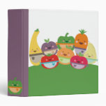 kawaii fruits vegetables recipe cookbook binder