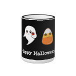 Kawaii Ghost and Candy Corn Mug