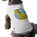 Kawaii Giraffe Dog T-Shirt