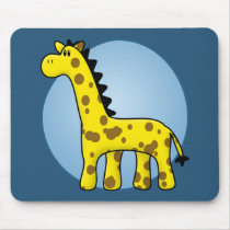 Kawaii Giraffe Mousepad
