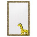 Kawaii Giraffe Stationery (Unlined)