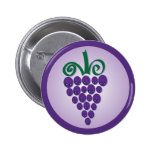 Kawaii Grapes buttons