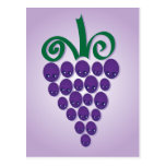 Kawaii Grapes postcards