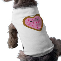 Kawaii Heart Shaped Cookie Pet Shirt