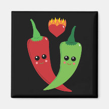 Kawaii Hot Pepper Refrigerator Magnet