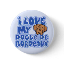 Kawaii I Love My Dogue de Bordeaux Pin