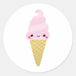 Kawaii Ice Cream Cone Stickers
