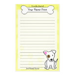 Kawaii Jack Russell Stationery (Eye Patch)