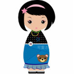 Kawaii Kokeshi Acrylic Cut Out
