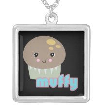 kawaii muffy muffin necklace