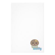 kawaii muffy muffin personalized stationery
