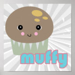 kawaii muffy muffin posters