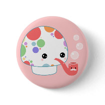 Kawaii Mushroom with Pipe